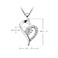 Vendita calda a forma di cuore placcatura donne Bright Shine & ciondolo collana - Pagina 4