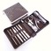 In acciaio inox 10 pezzi PU cuoio caso alto grado Festival Nail Clippers - Pagina 1