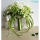 Verde e bianco match ball Seta crisantemo sposa azienda fiori - Pagina 1