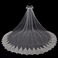 Scialle da sposa con scialle in tulle con mantello in pizzo - Pagina 3