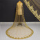 Velo da sposa in cattedrale con velo da sposa in paillettes con velo in oro 3M - Pagina 3