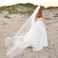 Accessori per abiti da sposa in velo bianco nudo con velo semplice da sposa - Pagina 3