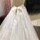 Gonna rimovibile da sposa per abiti Gonna da sposa in pizzo con applicazioni di gonna staccabile su misura - Pagina 5