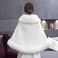 Mantello scialle da sposa mantello caldo imbottito in pelliccia sintetica - Pagina 3
