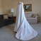 200CM scialle da sposa mantello da sposa mantello scialle con cappuccio bianco - Pagina 2