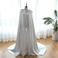 Mantello da sposa scialle con cappuccio in raso lungo colore scialle - Pagina 1