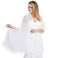 Scialle da sposa in chiffon con scialle da sposa Scialle da cena di grandi dimensioni - Pagina 3