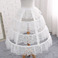 Sottoveste in pizzo bianco, lunghezza regolabile sottogonna, cosplay party dress sottoveste, sottoveste Lolita - Pagina 2