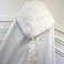 Mantello in raso di pizzo con scialle da sposa musulmano - Pagina 3