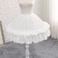 Lolita gonna sottoveste cosplay sottoveste sottoveste corta accessori da sposa lunghezza 48 cm - Pagina 4