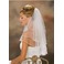 Velo da sposa con doppio bordo in nastro di raso bianco / avorio all'ingrosso - Pagina 1