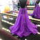 Gonna staccabile per abito da sposa Organza Chapel Train Fessura frontale Treno rimovibile per abiti da sposa - Pagina 4