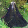 Cappotto da sposa da cerimonia nuziale in mantello mantello in chiffon nero - Pagina 2