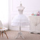 Lolita Puffy Petticoat, Cosplay regolabile Hoop, 3 strati sottoveste con bordo in pizzo, lunghezza regolabile - Pagina 5