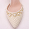 Sandali tacco alto sandali di strass con perline scarpe da sposa bianche - Pagina 7
