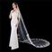 Velo da sposa bianco avorio puro velo da sposa di fascia alta in pizzo applique lungo 3 metri accessori da sposa velo - Pagina 3