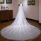Sposa velo da sposa coda lunga copricapo bianco lucido cielo stellato velo - Pagina 1