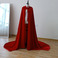 Cappotto da sposa invernale con scialle lungo in velluto a mantella con cappuccio - Pagina 4