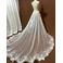 gonna da sposa con fiore gonna da sposa rimovibile matrimonio treno staccabile pizzo treno da sposa staccabile - Pagina 3