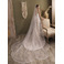 Velo da chiesa con bordo ondulato, velo da sposa in pizzo, velo da trascinamento per foto di matrimonio - Pagina 1