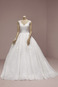 Abito da sposa A-Line Tulle Cerniera Eleganti Pizzo Overlay V-Scollo - Pagina 1