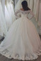 Abito da sposa Tulle Fuori dalla spalla Premere il tasto Autunno A-Line - Pagina 2