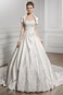 Abito da sposa Bendaggio Ball Gown Bassa Raso Gonna lunga Maniche Corte - Pagina 1