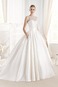 Abito da sposa Naturale Ball Gown indietro trasparente decorato Raso - Pagina 1