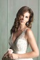 Abito da sposa Mezza Coperta Ball Gown Primavera Raso V-Scollo Applique - Pagina 3