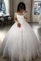 Abito da sposa Lusso Fuori dalla spalla Maniche Lunghe Chiffon A-Line - Pagina 1