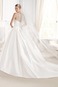 Abito da sposa Naturale Ball Gown indietro trasparente decorato Raso - Pagina 2