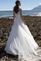 Abito da sposa Romantici Gonna lunga Spiaggia Naturale A-Line V-Scollo - Pagina 2