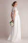 Abito da sposa Premaman Chiffon Estate Quadrato Alta Coperta all'aperto - Pagina 4