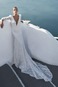 Abito da sposa Pizzo sirena Maniche a 3/4 in pizzo Schiena Nuda Quanto - Pagina 3