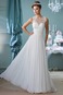 Abito da sposa Romantici Senza Maniche Shiena Sheer T luce A-Line - Pagina 1