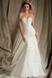 Abito da sposa unbacked Naturale Gonna lunga Primavera Organza collo Sweetheart - Pagina 1