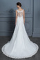 Abito da sposa V-Scollo All Aperto Shiena Sheer Premere il tasto Triangolo Invertito - Pagina 2
