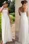 Abito da sposa Semplici Senza Maniche Chiffon Collo drappeggiato Bateau - Pagina 1