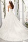 Abito da sposa Cuore Senza Maniche completo Lungo A-Line Pizzo francese - Pagina 2