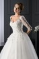 Abito da sposa Tondo Naturale tessuto Ball Gown Fiore Bendaggio - Pagina 3