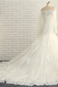 Abito da sposa Cattedrale di treno Bendaggio Pizzo Overlay Maniche Lunghe - Pagina 4