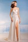 Abito da sposa Gonna lunga Spiaggia Chiffon a linea Senza Maniche - Pagina 1