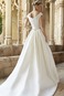 Abito da sposa Cappellini Gonna lunga A-Line abbondante Raso Collo tondo - Pagina 2