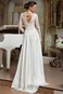 Abito da sposa Raso elastico Mezza Coperta Naturale Sexy Quanto Applique - Pagina 2