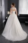 Abito da sposa Pizzo Applique Gonna lunga Naturale Ball Gown Allacciato - Pagina 2