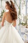 Abito da sposa Naturale Schiena Nuda A-Line Tulle Spaghetti spalline - Pagina 4