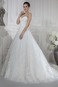 Abito da sposa Tulle Cuore A-Line Gonna lunga Primavera Formale - Pagina 1