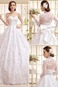 Abito da sposa Pizzo Primavera Allacciato Fusciacche Ball Gown Eleganti - Pagina 3