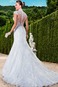 Abito da sposa moda Queen Anne Maniche Corte All Aperto Naturale Gonna lunga - Pagina 2