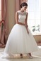 Abito da sposa Pizzo T luce Senza Maniche Ball Gown Applique Bassa - Pagina 1